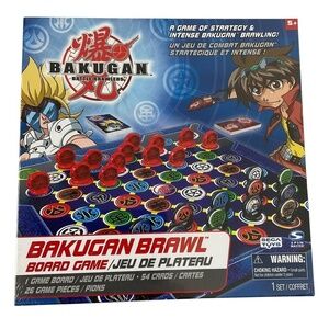 Bakugan Brawl Board Game 2008 Spin Master Sega Toys NIB Factory Sealed